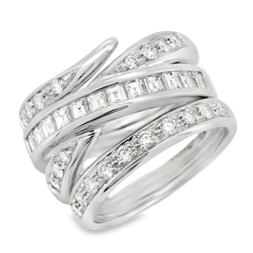Anello ALFIERI & St. JOHN Fascia Diamanti ct 1,20 Oro 18 kt