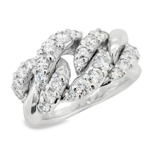 Anello Diamanti ct 1,69 Oro 18 kt