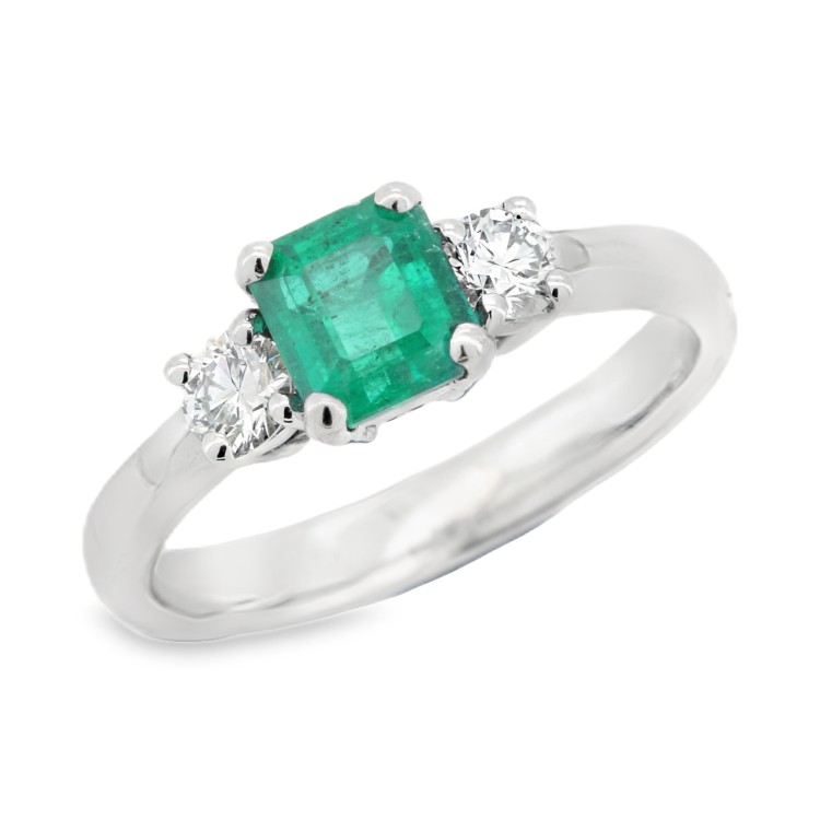 Anello Solitario Diamante ct 0,16 Oro 18 kt