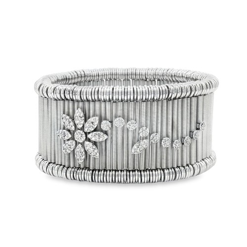 Bracciale JARRETIERE Diamanti ct 1,19 Oro 18 kt