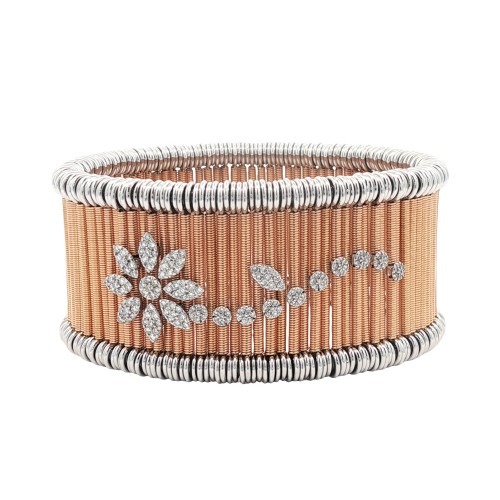 Bracciale JARRETIERE Diamanti ct 1,19 Oro 18 kt