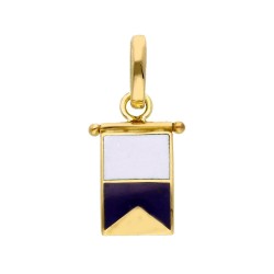 Iniziale Iniziale A Codice Nautico Oro 18 kt 2