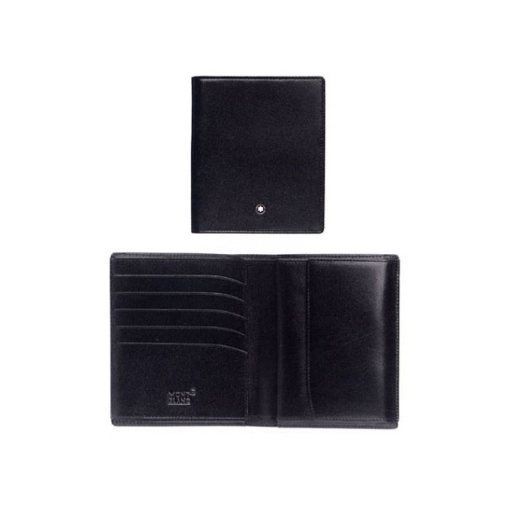 Meisterstuck MONTBLANC Portafoglio Verticale 36848 con Portamonete.
