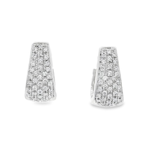 Orecchini Diamanti ct 0,68 Oro 18 kt