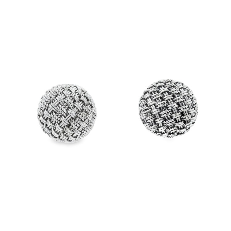 Orecchini Tessuto Oro 18 kt