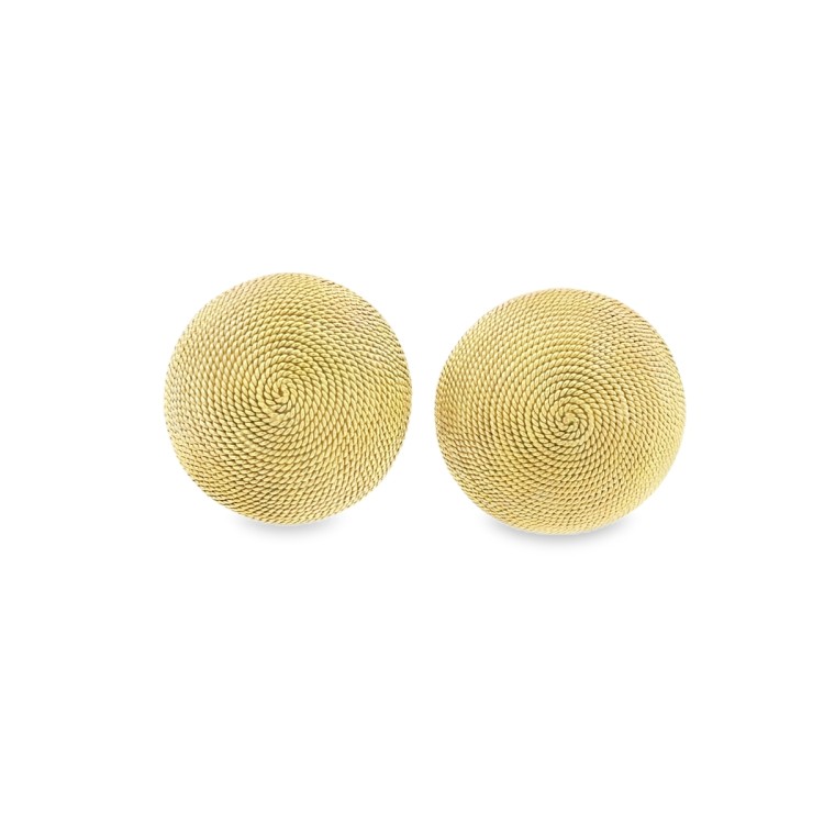 Orecchini Tessuto Oro 18 kt