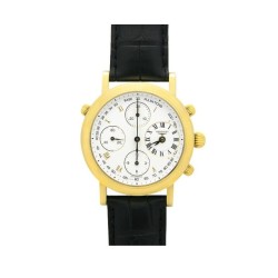 prova xxx LONGINES FRANCILLON L4.654.6.11.2 CRONORAFO Rattrappante Oro 18 kt 750 38 mm Automatico.