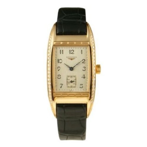 LONGINES BELLE ARTI 26 x 35 mm te madreperla e Diamanti in Oro Rosa 750