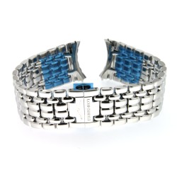 Longines bracciale in acciaio L600132404 20 mm per Presence