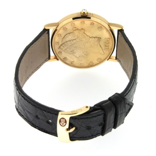 CORUM 20 $ DOLLARI 58.145.56 Oro del 1904 in Oro 18 kt 750