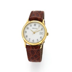 ZENITH Misura 27 mm Quarzo in Oro Giallo 750 18 kt 2