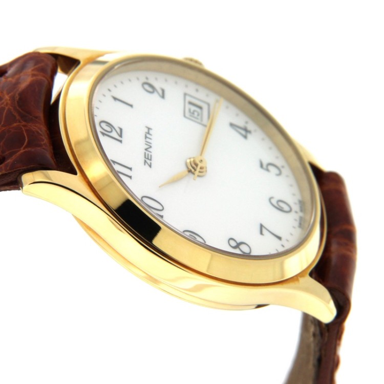ZENITH Misura 27 mm Quarzo in Oro Giallo 750 18 kt