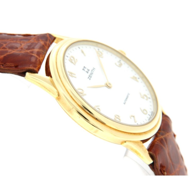 ZENITH Automatico 33 mm in Oro Giallo 750 18 kt