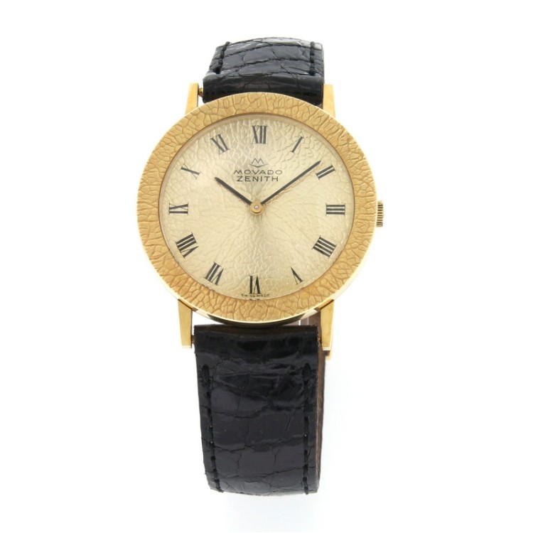 ZENITH MOVADO HVY 71050 Meccanico Manuale in Oro 75018 kt con te in Oro