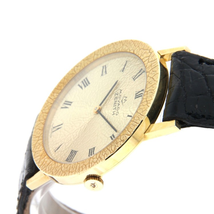 ZENITH MOVADO HVY 71050 Meccanico Manuale in Oro 75018 kt con te in Oro