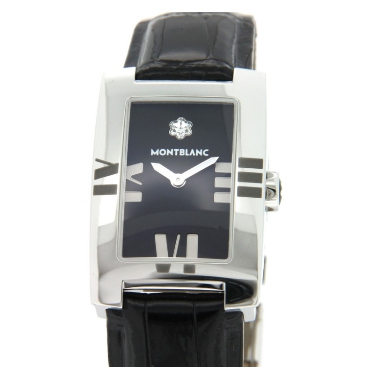 MONTBLANC Watch Quartz PROFILE 102370 alligator strap