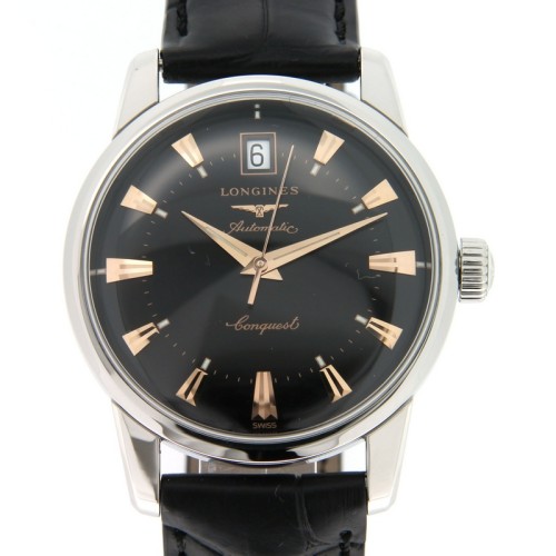 LONGINES Heritage CONQUEST L1.611.4.52.4 Automatico 35 mm