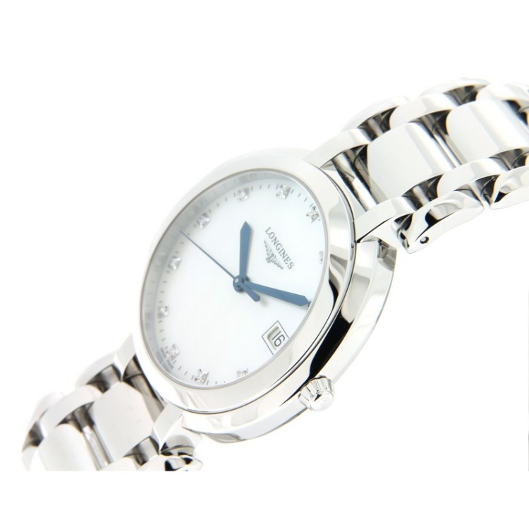 LONGINES PRIMA LUNA L8.114.4.87.6 Quarzo 34 mm Madreperla Diamanti