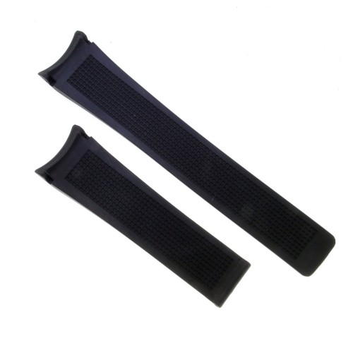Tag Heuer Cinturino Caucciù FT6010  Carrera Calibro 1  Nero per chiusura deployante 18/22 mm