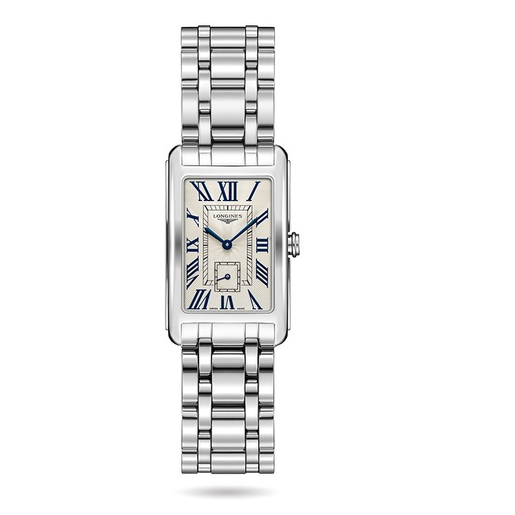 LONGINES DOLCE VITA L5.512.4.71.6 Romani Argentè Quarzo 23 x 37 mm