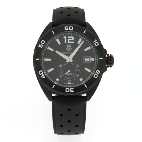TAG HEUER F1 WAZ2112.FT8023 41 mm Automatic Black Bracelet Steel