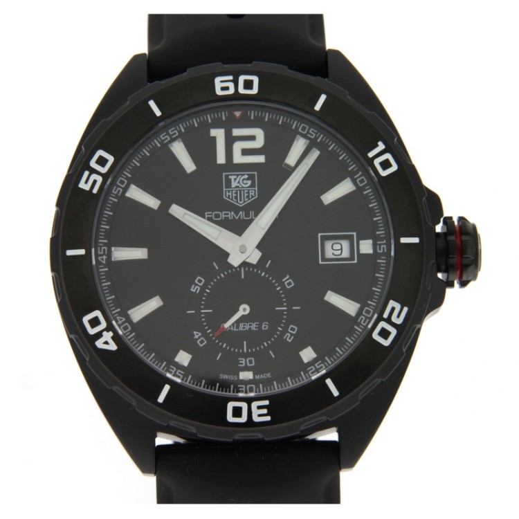 TAG HEUER F1 WAZ2112.FT8023 41 mm Automatic Black Bracelet Steel