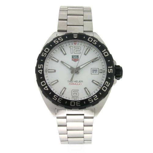 TAG HEUER F1 WAZ1111.BA0875 41 мм Черный Стальной Браслет
