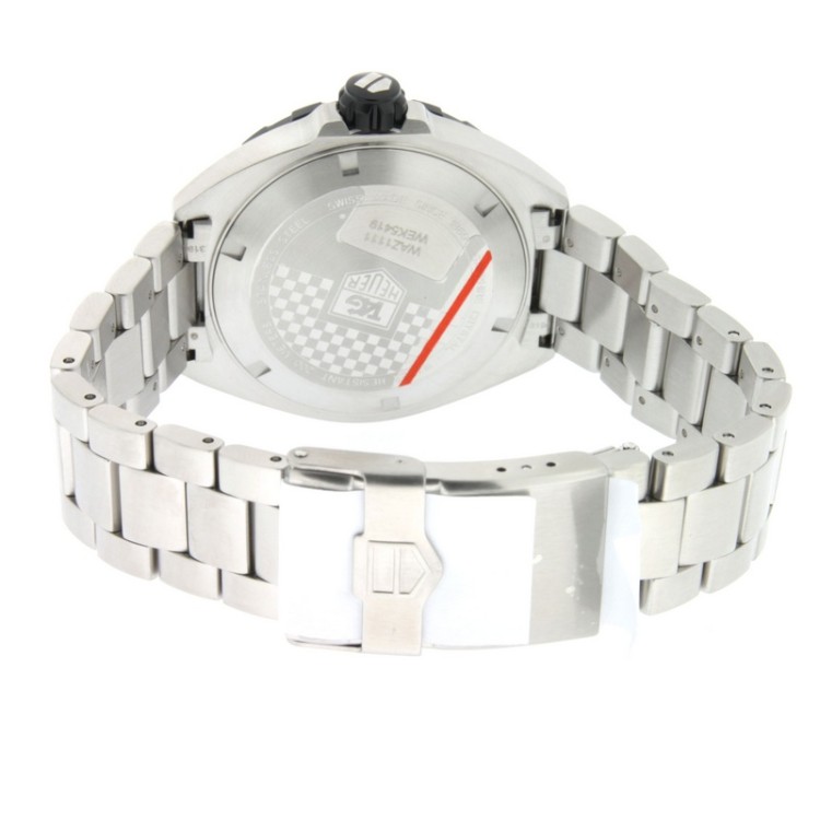 TAG HEUER F1 WAZ1111.BA0875 41 мм Черный Стальной Браслет