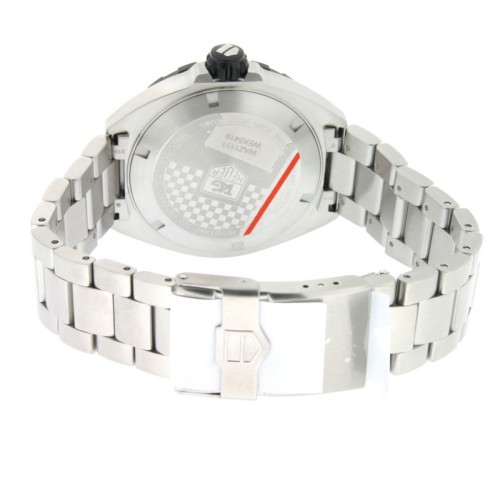TAG HEUER F1 WAZ1111.BA0875 41 mm Nero Bracciale Acciaio