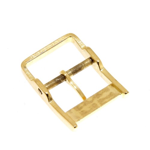 Zenith Fibbia Vintage ardiglione placcato oro 14 mm con passante