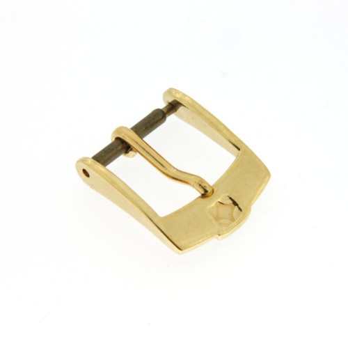 Zenith Fibbia ardiglione placcato oro 12 mm