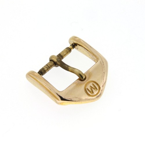 Movado Fibbia ardiglione placcato oro 14 mm
