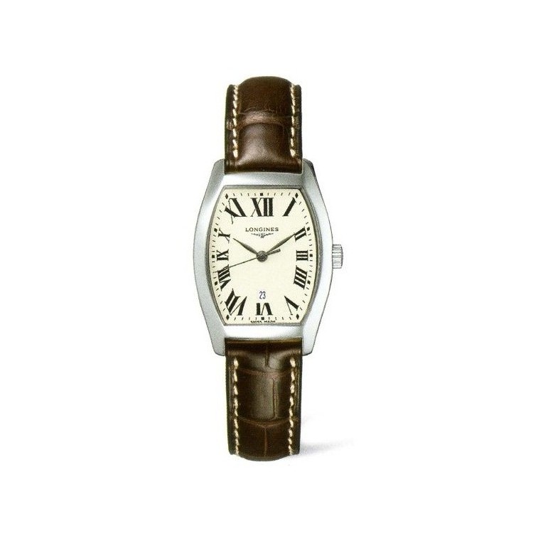 LONGINES EVIDENZA L2.155.4.71.5 Donna in Acciaio Quarzo 26 x 30,6 mm