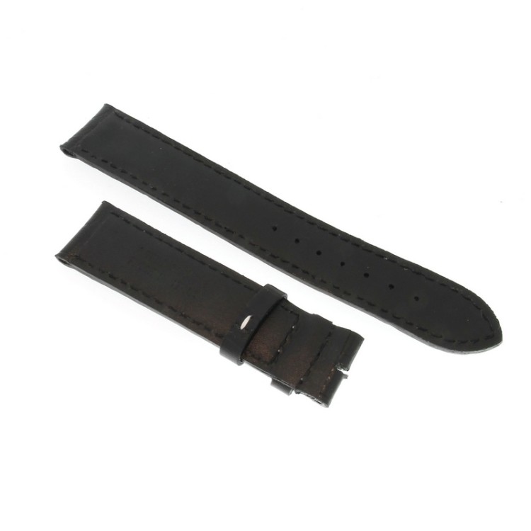 Cinturino non originale per IWC Stampa Nero Opaco 20/18 mm Portoghese