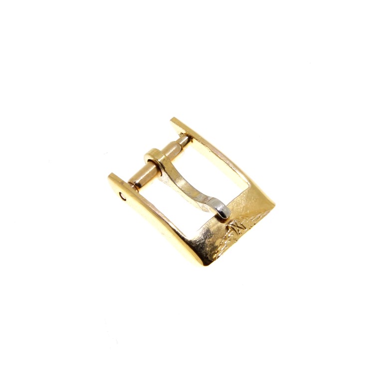 Longines Fibbia Vintage ardiglione Placcata Oro 8 mm emblema applicato