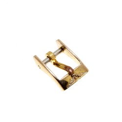 Longines Fibbia Vintage ardiglione Placcata Oro rosa 8 mm emblema applicato