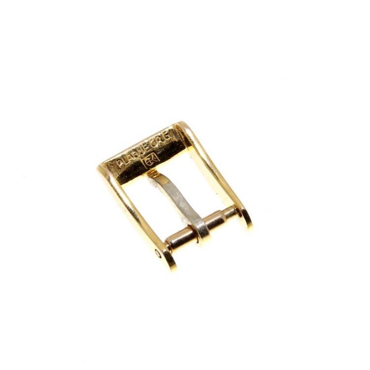 Longines Fibbia Vintage ardiglione Placcata Oro 8 mm emblema applicato