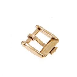 Eberhard Fibbia Vintage ardiglione Placcata Oro Rosa 9 mm emblema applicato 2