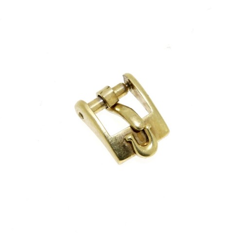 Omega Fibbia Vintage ardiglione Placcata Oro 7 mm emblema applicato