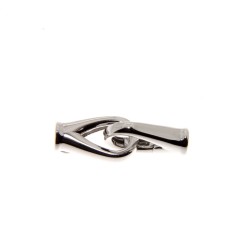 Chiusura per perle in Argento 925°° gr 1,6 misure 21 x 7 mm 2