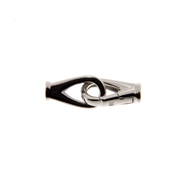 Chiusura per perle in Argento 925°° gr 1,6 misure 21 x 7 mm