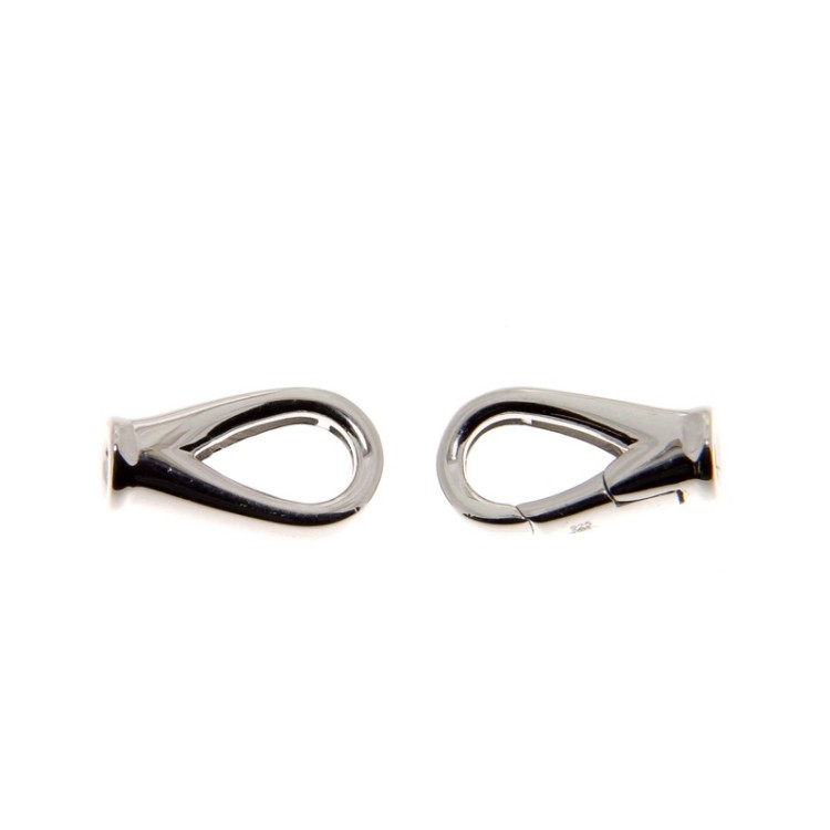 Chiusura per perle in Argento 925°° gr 1,6 misure 21 x 7 mm