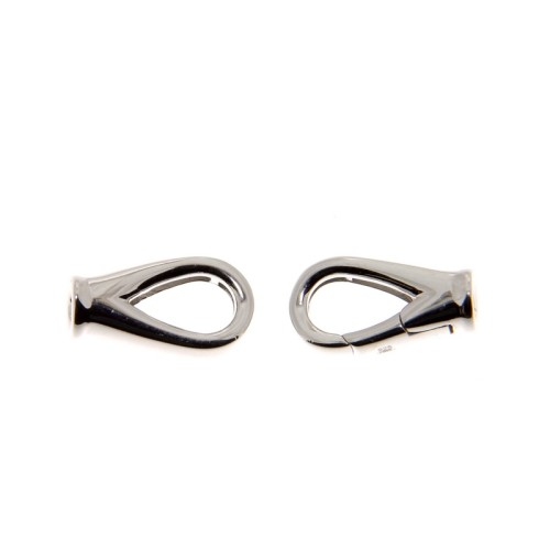 Chiusura per perle in Argento 925°° gr 1,6 misure 21 x 7 mm