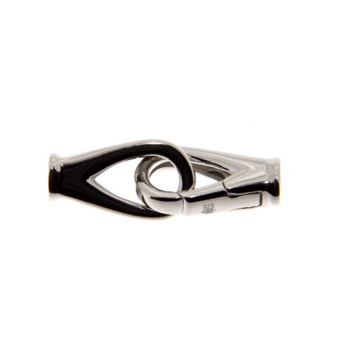 Chiusura per perle in Argento 925°° gr 2,5 misure 26 x 8,6 mm