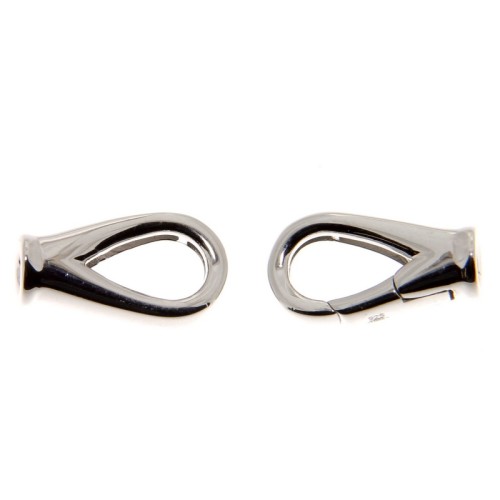 Chiusura per perle in Argento 925°° gr 2,5 misure 26 x 8,6 mm